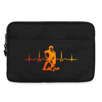 Einfach Floorball zeitloses Design - Laptoptasche 13" - Schwarz - Vorne