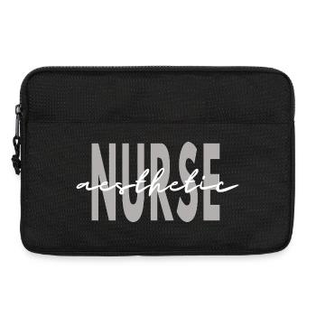 Injecteur de comblement esthétique Botox Nurse - Sacoche pour ordinateur portable 13 pouces - noir - Devant