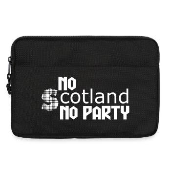 Bold Celtic Text Art - Laptop bag 13" - black - Front