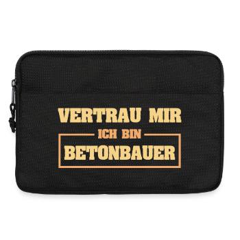 Occupation Concrete Worker - Laptop bag 13" - black - Front