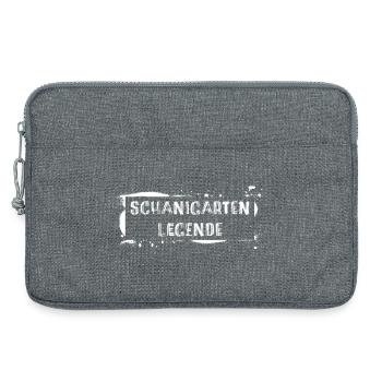 Schanigarten legend – Viennese dialect saying - Laptop bag 13" - heather grey - Front