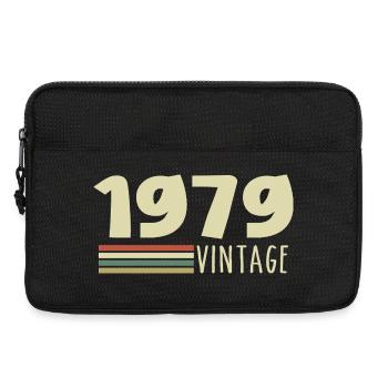 1979-Jubiläum-1979-retro-1979 - Laptoptasche 13" - Schwarz - Vorne