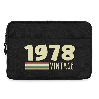 1978-Anniversary-1978-retro-1978 - Laptop bag 13" - black - Front