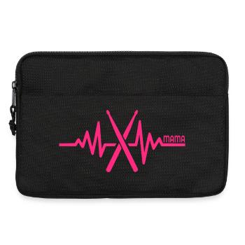 Batterie Maman Percussionniste - Sacoche pour ordinateur portable 13 pouces - noir - Devant