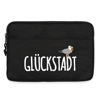 Glückstadt Möwe Elbe - Laptoptasche 13" - Schwarz - Vorne