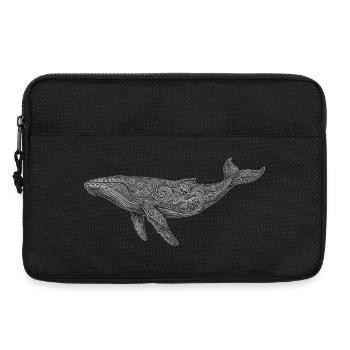 Humpback whale - Laptop bag 13" - black - Front