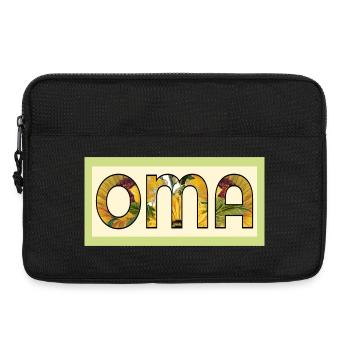 Sonnenblumen Garten Oma - Laptoptasche 13" - Schwarz - Vorne