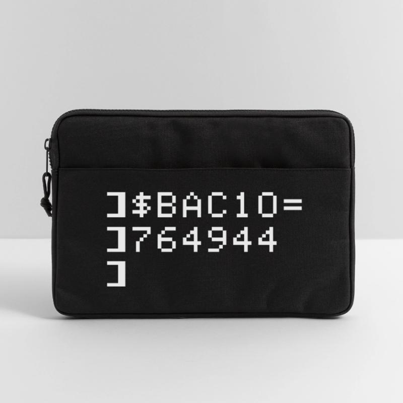 Bacio BAC10 8-Bit Esadecimal Code Nerd Pixel Art Laptop bag 13"