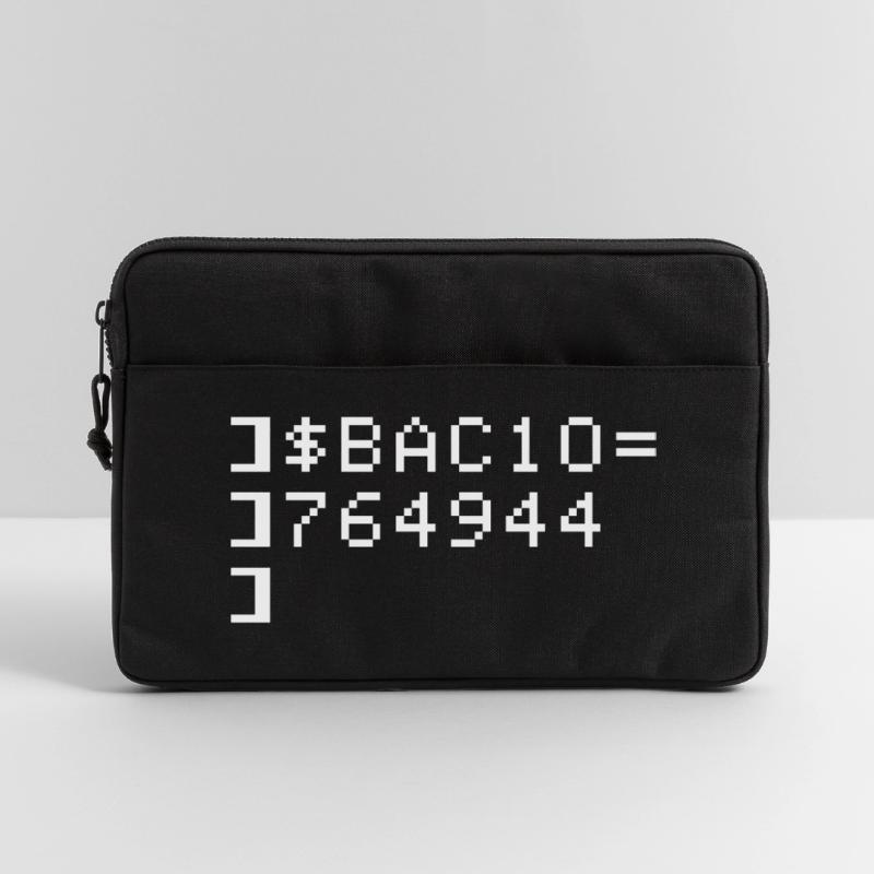 Bacio BAC10 8-Bit Esadecimale Code Nerd Pixel Art Laptoptasche 13"