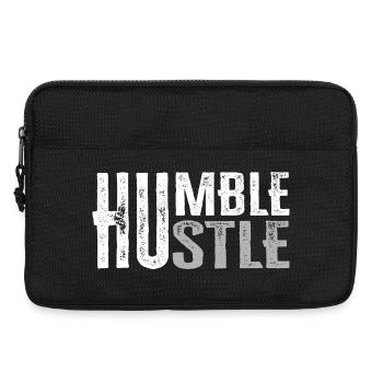 Humble Hustle Entrepreneur Businessman Businesswo - Laptop bag 13" - black - Front
