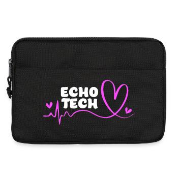 Kardiographie Kardiogramm - Laptoptasche 13" - Schwarz - Vorne