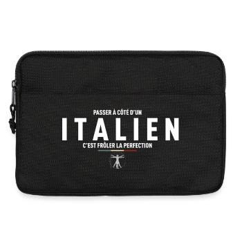 Passer A Cote D Un Italien C Est Froler La Perf... - Sacoche pour ordinateur portable 13 pouces - noir - Devant