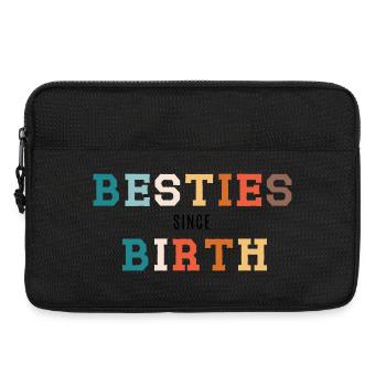 Meilleures amies depuis la naissance - Sacoche pour ordinateur portable 13 pouces - noir - Devant