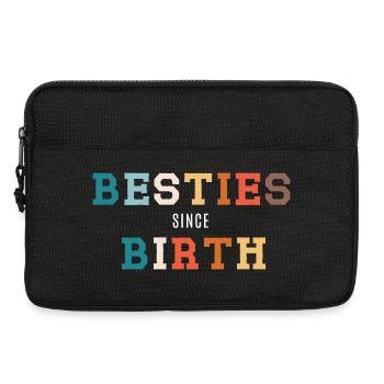 Meilleures amies depuis la naissance - Sacoche pour ordinateur portable 13 pouces - noir - Devant