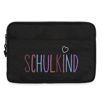 Schulkind Einschulung Design - Laptoptasche 13" - Schwarz - Vorne
