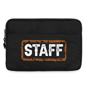 staff - Laptoptasche 13" - Schwarz - Vorne