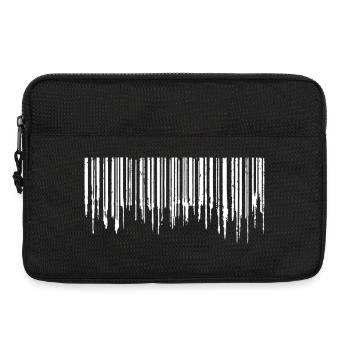 Barcode - White - Laptop bag 13" - black - Front