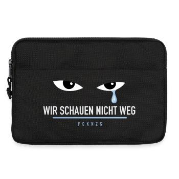 The Blue Tear – FCKNZS - Laptoptasche 13" - Schwarz - Vorne