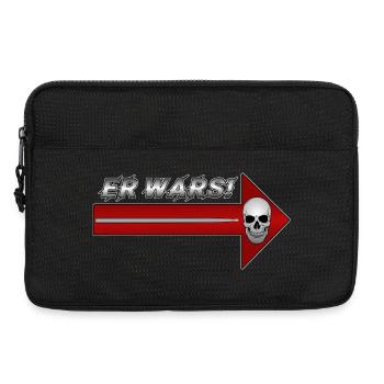 Düsterer Schädelpfeil mit Stab Er Wars - Laptoptasche 13" - Schwarz - Vorne