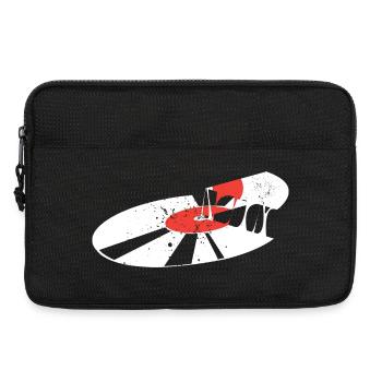 Vinyle - Sacoche pour ordinateur portable 13 pouces - noir - Devant
