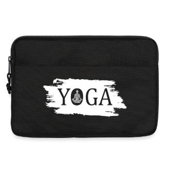 Yoga Stille Silhouette  - Laptoptasche 13" - Schwarz - Vorne