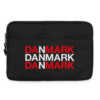 Danmark Denmark Dänemark Flagge - Laptoptasche 13" - Schwarz - Vorne