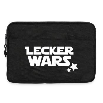 lecker wars - Laptoptasche 13" - Schwarz - Vorne