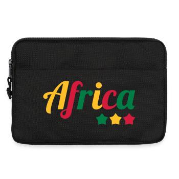 Africa / African / Afrika / Afrikaner - Laptoptasche 13" - Schwarz - Vorne
