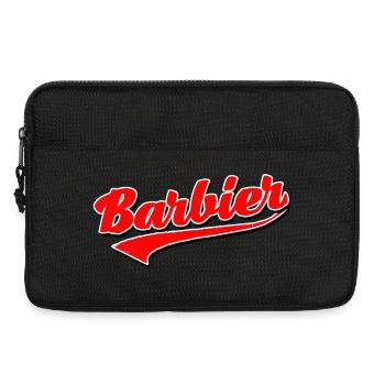 barbier haar bart barber rasieren männer barber - Laptoptasche 13" - Schwarz - Vorne