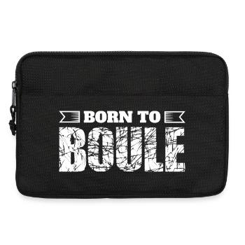 Né à Boule! Boule balls pour boules pour boules - Sacoche pour ordinateur portable 13 pouces - noir - Devant