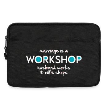 Workshop (dark) - Laptop bag 13" - black - Front