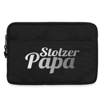 Stolzer Papa - Laptoptasche 13" - Schwarz - Vorne