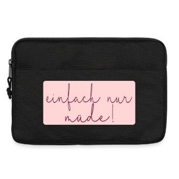 MÜDE MAMA - MUTTERTAG - Laptoptasche 13" - Schwarz - Vorne