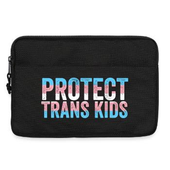 Pride Month LGBT - Trans-Kinder schützen - Laptoptasche 13" - Schwarz - Vorne