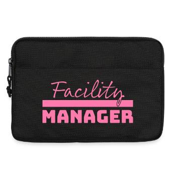 Tshirt Facility Manager rosa - Laptoptasche 13" - Schwarz - Vorne