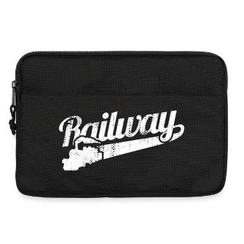 Love of railways - Laptop bag 13" - black - Front