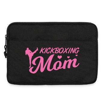Maman kickboxeuse - Sacoche pour ordinateur portable 13 pouces - noir - Devant