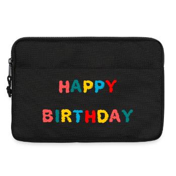 HAPPY BIRTHDAY. JOYEUX ANNIVERSAIRE. ANNIVERSAIRE. - Sacoche pour ordinateur portable 13 pouces - noir - Devant