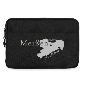 Meißen - Mein Sachsen - Heimatstadt - Laptoptasche 13" - Schwarz - Vorne