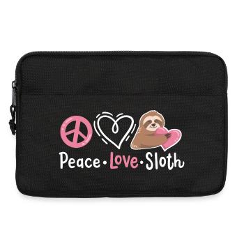 Faultier Liebhaber - Laptoptasche 13" - Schwarz - Vorne