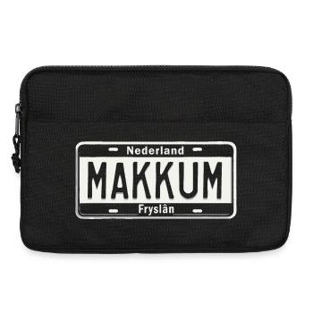 T-Shirt Makkum Hoodie Ijsselmeer Friesland - Laptoptasche 13" - Schwarz - Vorne