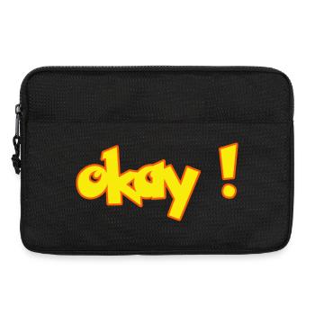 OKAY - Laptoptasche 13" - Schwarz - Vorne