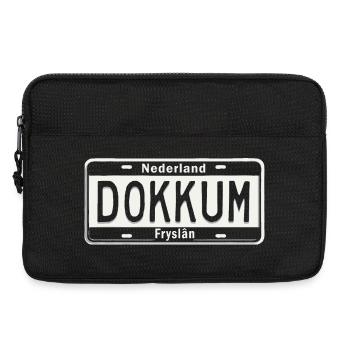T-Shirt Dokkum Hoodie Ijsselmeer Holland - Sacoche pour ordinateur portable 13 pouces - noir - Devant