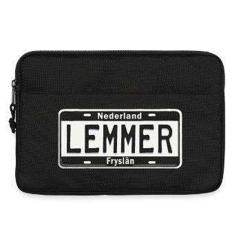 T-Shirt Lemmer Hoodie Ijsselmeer Holland Maritime - Sacoche pour ordinateur portable 13 pouces - noir - Devant