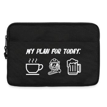 My Plan For Today - Laptop bag 13" - black - Front