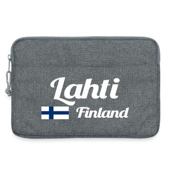 Lahti Finnland - Stylische Drucke - Laptoptasche 13" - Grau meliert - Vorne