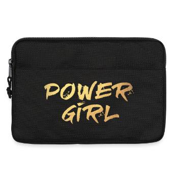 Power Girl Gold Girl Energy Handwriting Deluxe - Laptop bag 13" - black - Front