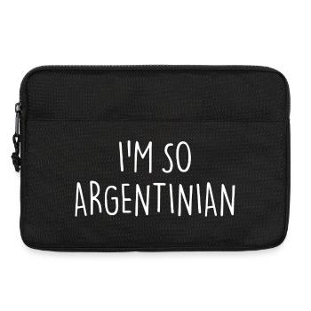 I'M SO ARGENTINIAN Argentina - Laptop bag 13" - black - Front