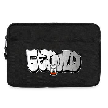 Graffiti 1% Batterie Power Geduld gerissen Ausrast - Laptoptasche 13" - Schwarz - Vorne