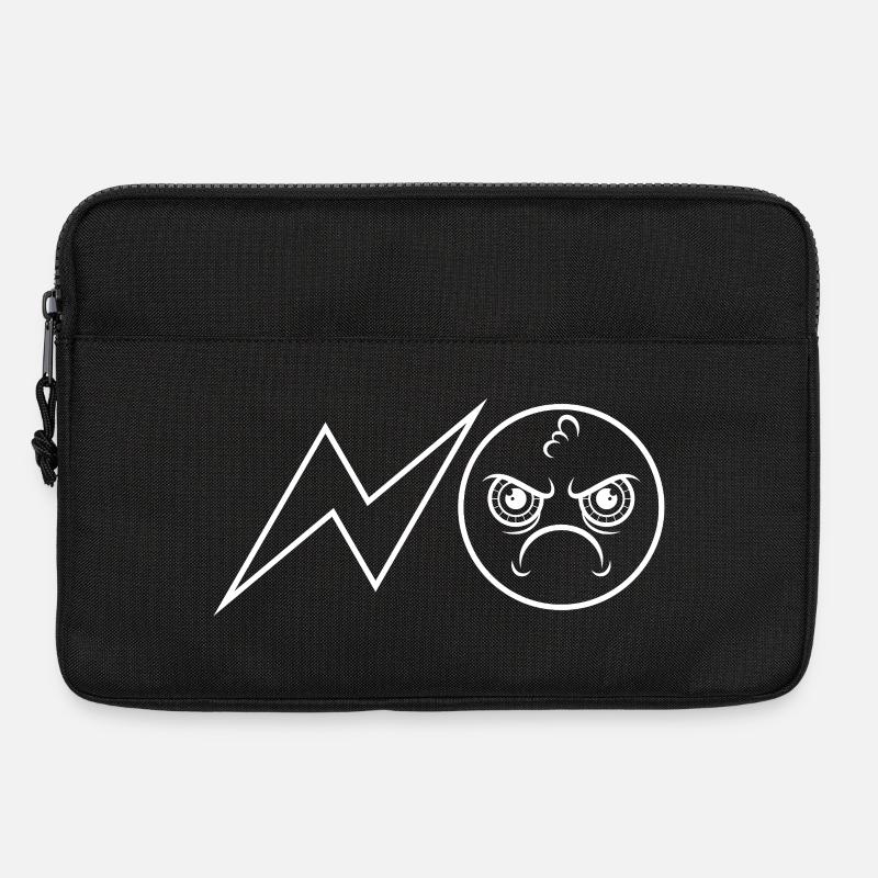 NO / Nope / No / Never / No - Laptop bag 13" - black